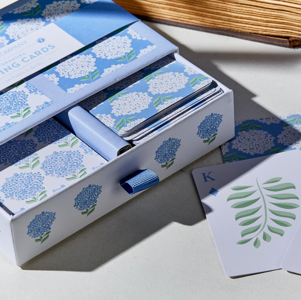 Hydrangea Double Deck Playing Cards