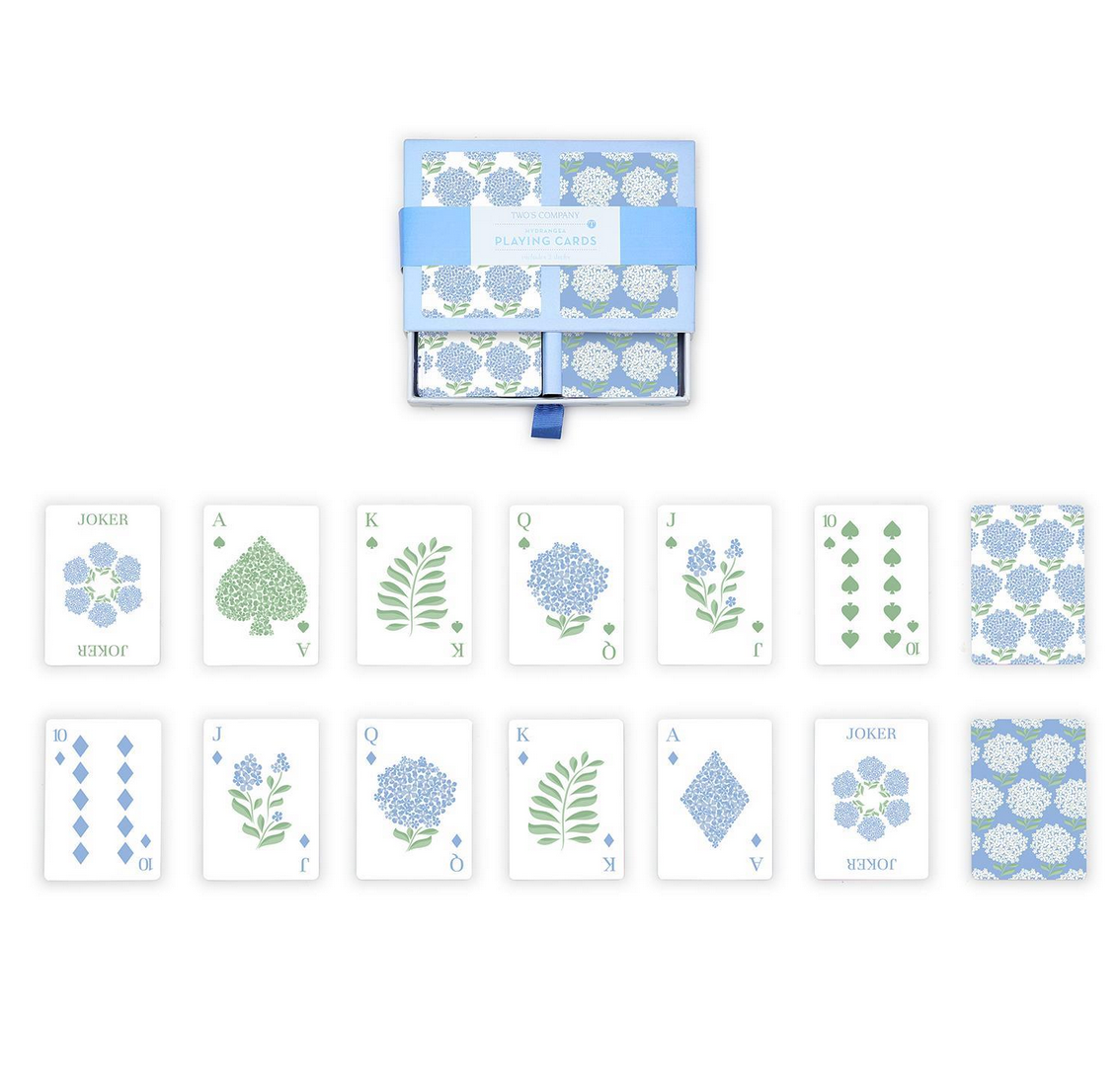 Hydrangea Double Deck Playing Cards