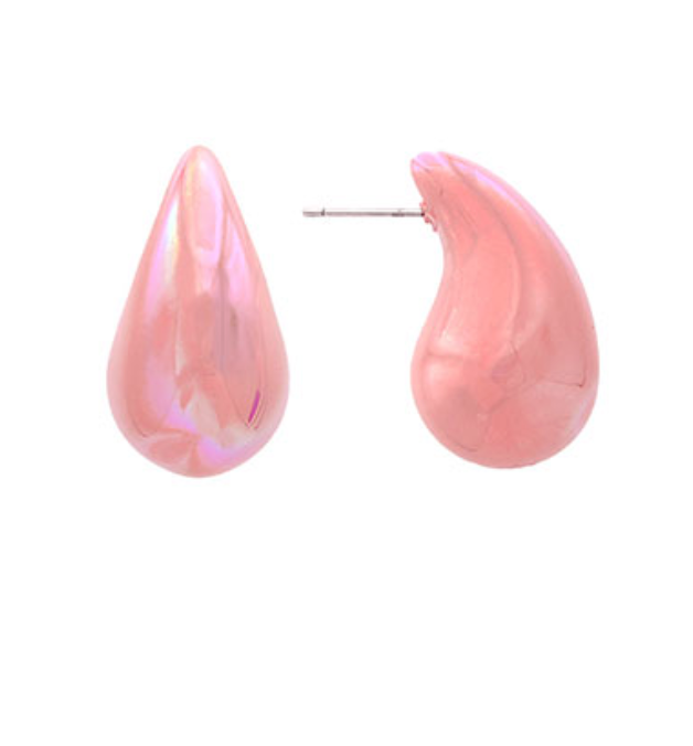 Iridescent Teardrop Earrings
