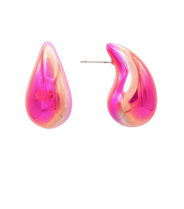 Iridescent Teardrop Earrings