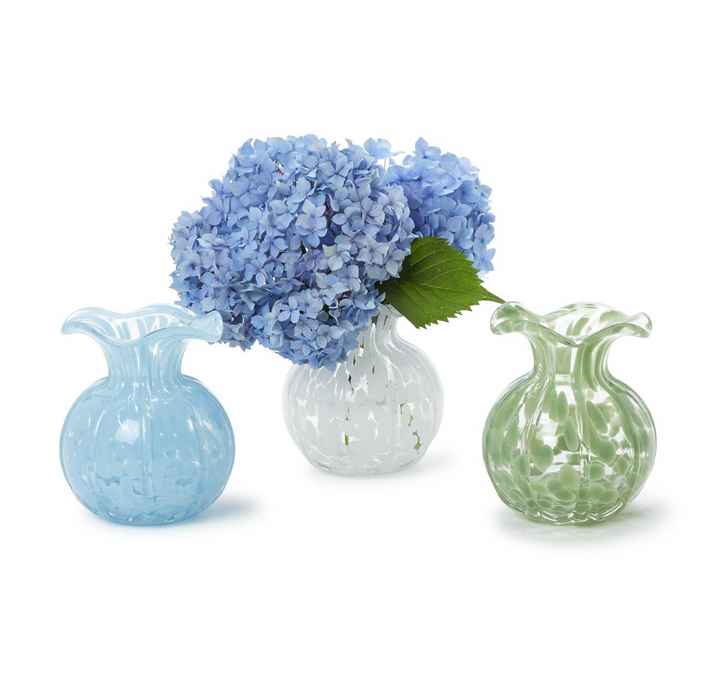 Ruffled Edge Spotted Vase