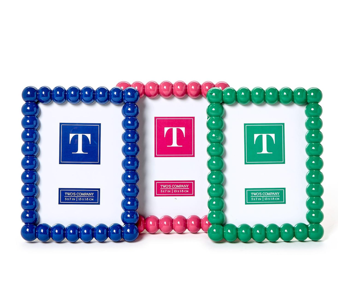 Colored Hobnail 5" x 7" Frame