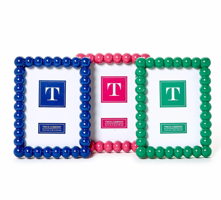 Colored Hobnail 5" x 7" Frame