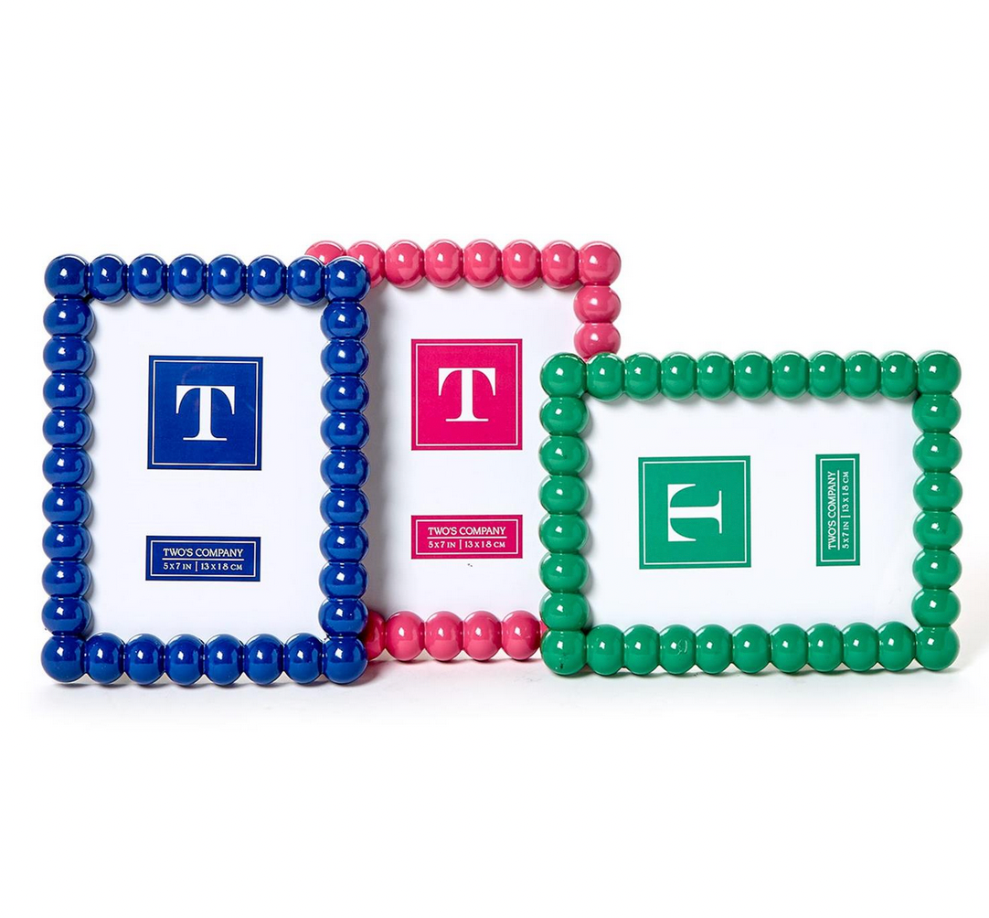 Colored Hobnail 5" x 7" Frame