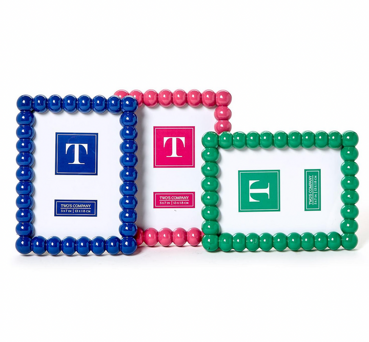 Colored Hobnail 5" x 7" Frame
