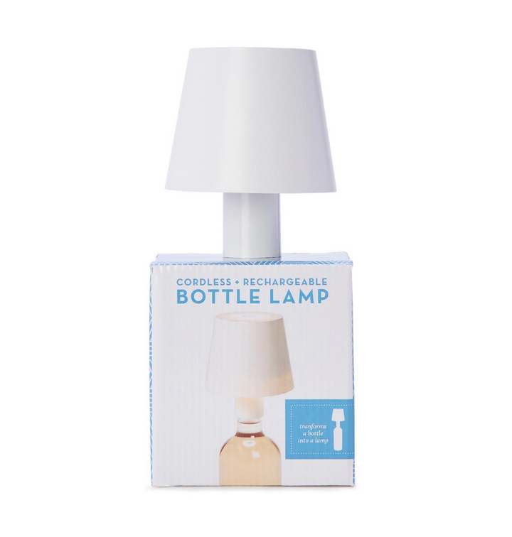 LED Touch White Bottle Lamp