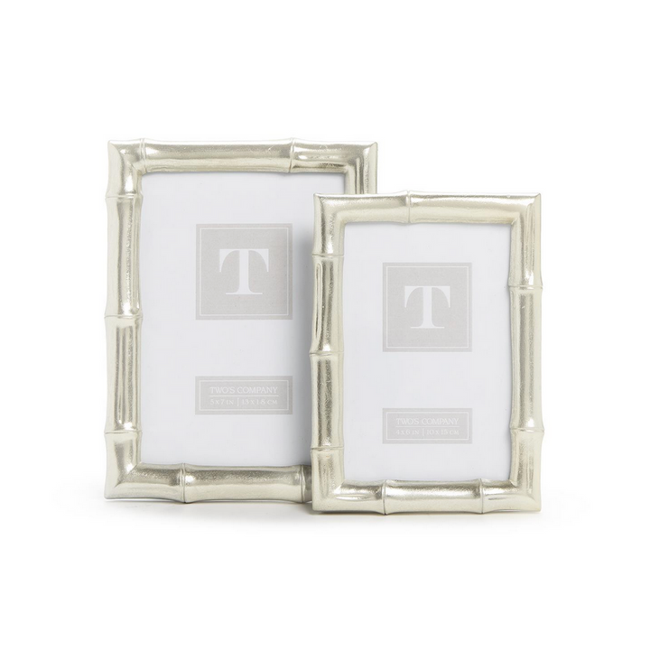 Silver Bamboo Photo Frame