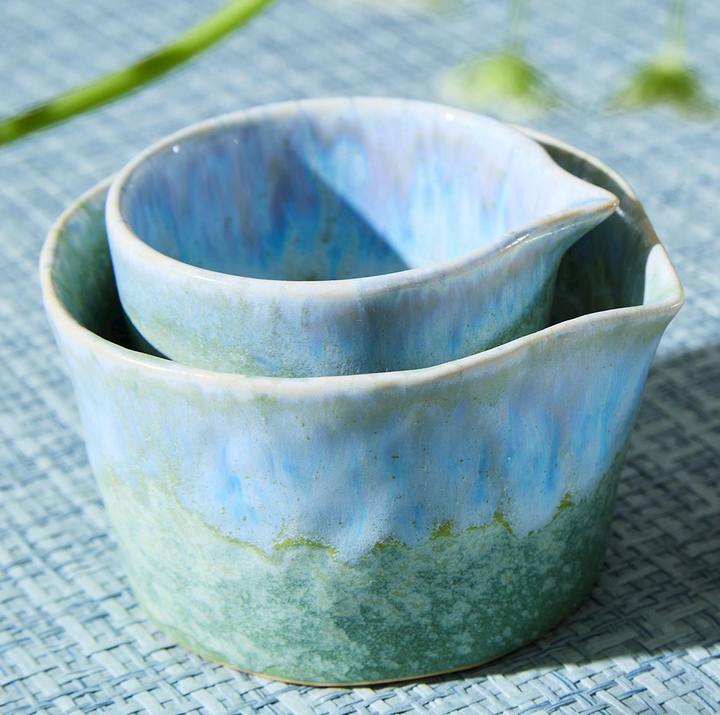 Artisan Blue & Green Tidbit Bowl