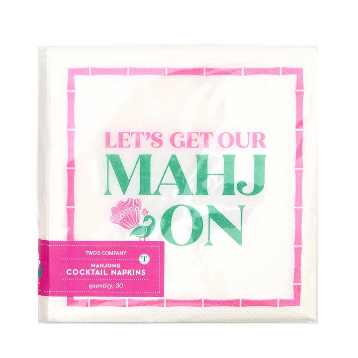 Let's Get Our Mahj On Cocktail Napkins