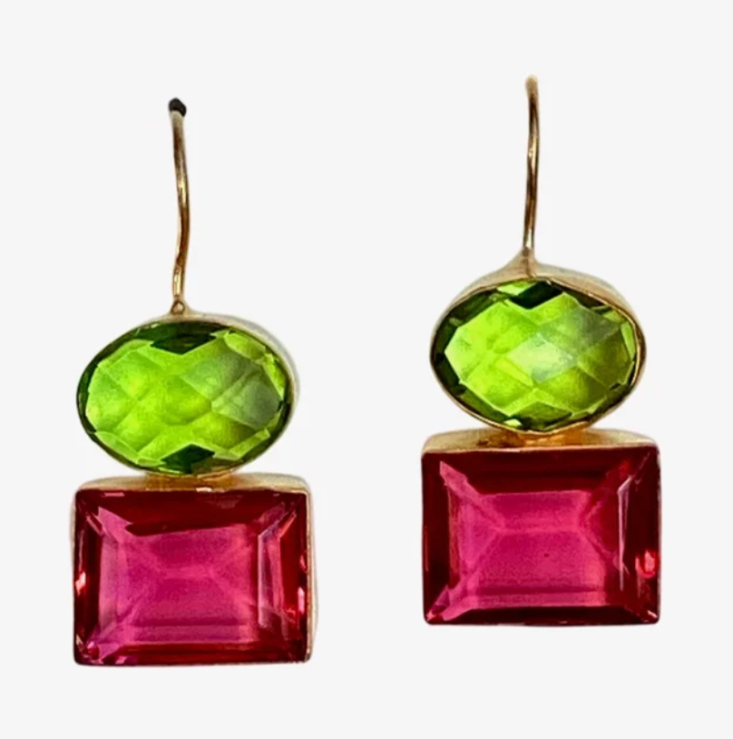 Caplin Double Drop Earrings