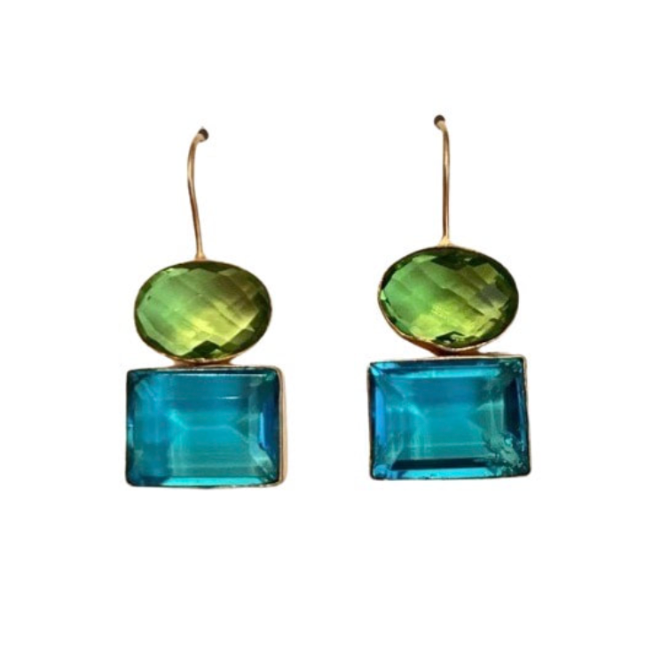 Caplin Double Drop Earrings