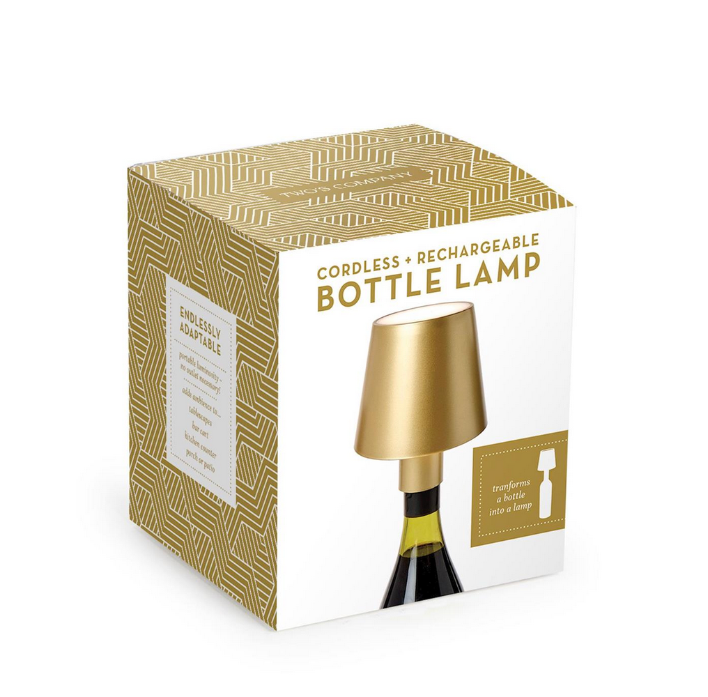 LED Touch Gold Bottle Lamp