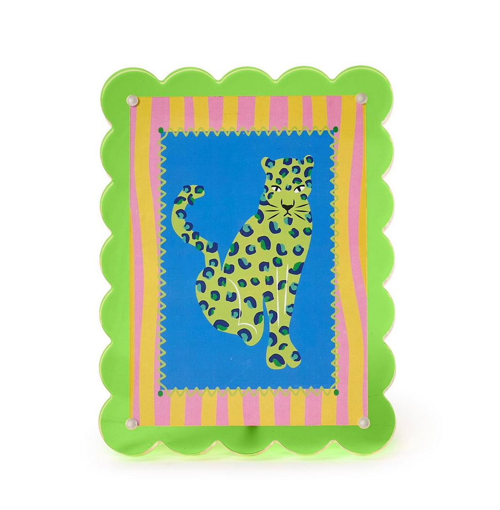 Scalloped Color Acrylic Photo Frame