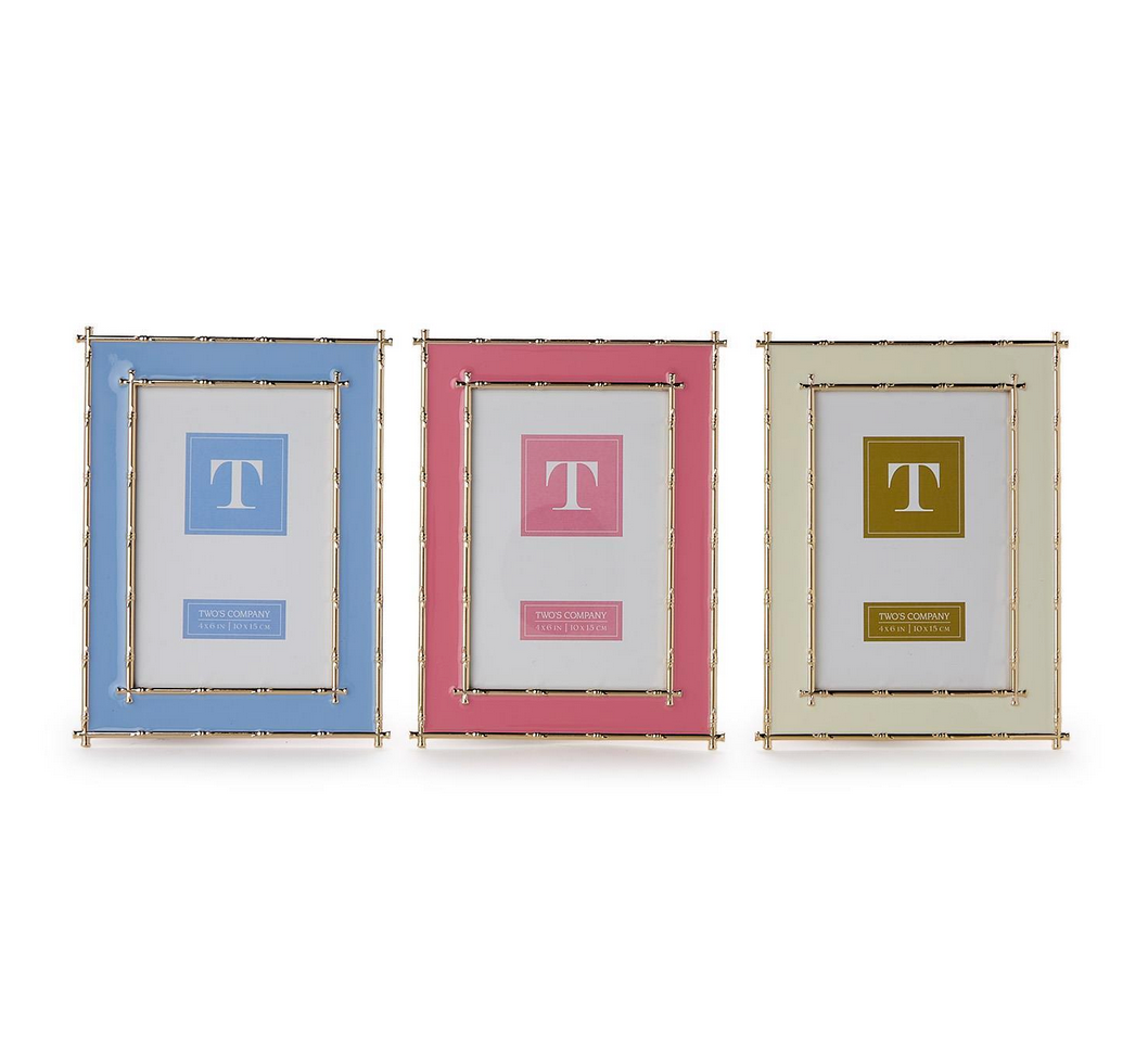 Lennon Bamboo Border 4 x 6" Frame