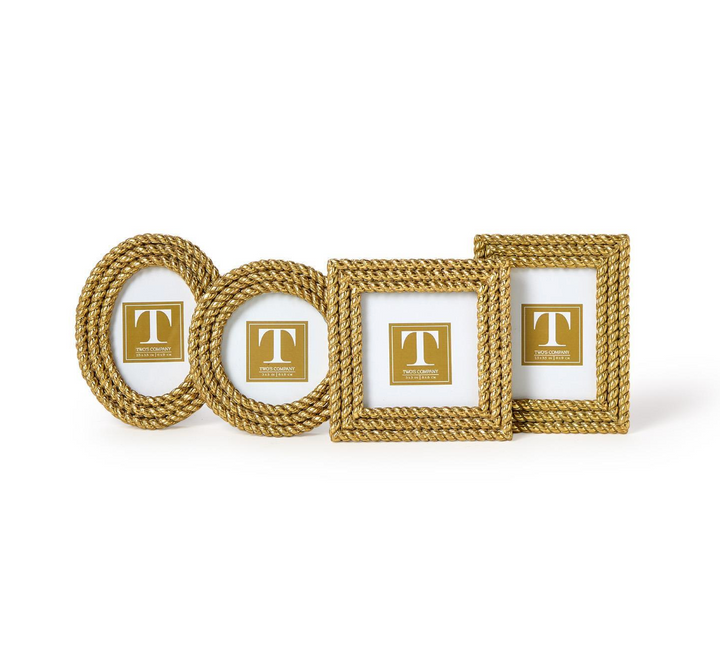 Small Gold Rope Frame