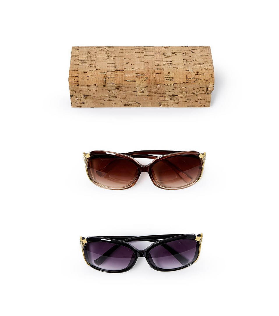 Flower Detail Oversized Sunglasses