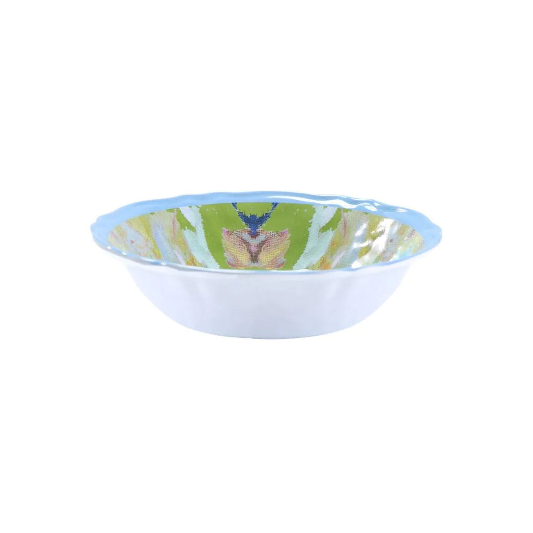 Stained Glass Green Melamine Dinnerware