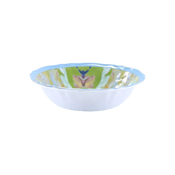 Stained Glass Green Melamine Dinnerware