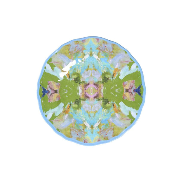 Stained Glass Green Melamine Dinnerware