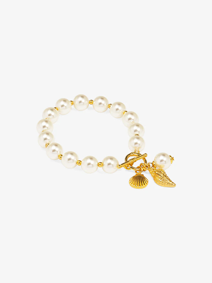 Sealife Pearl Toggle Bracelet