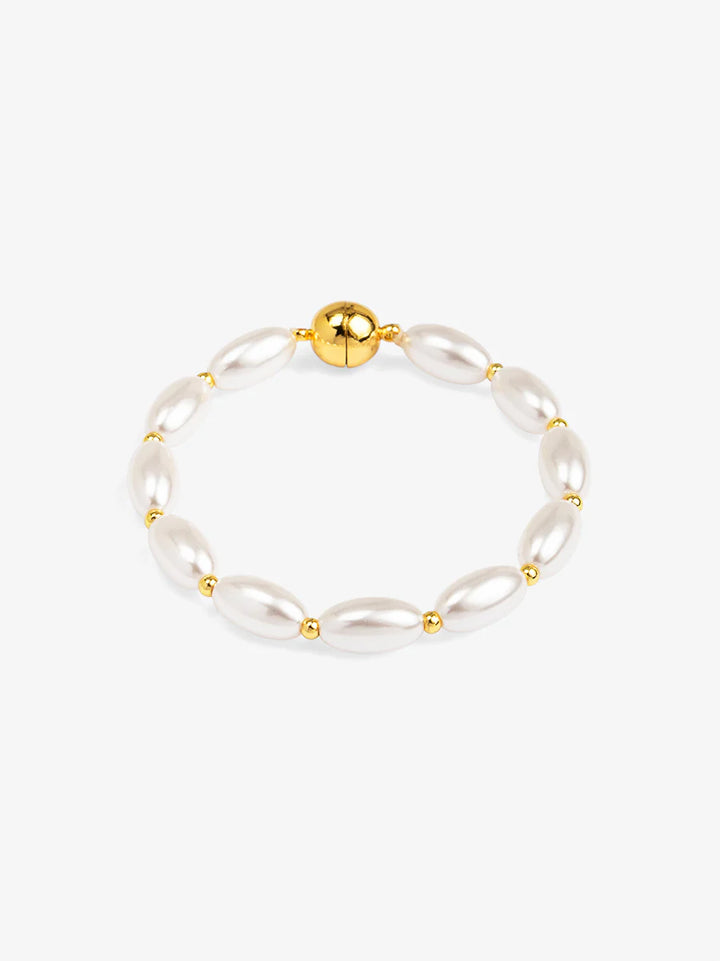Rice Pearl Magnetic Bracelet