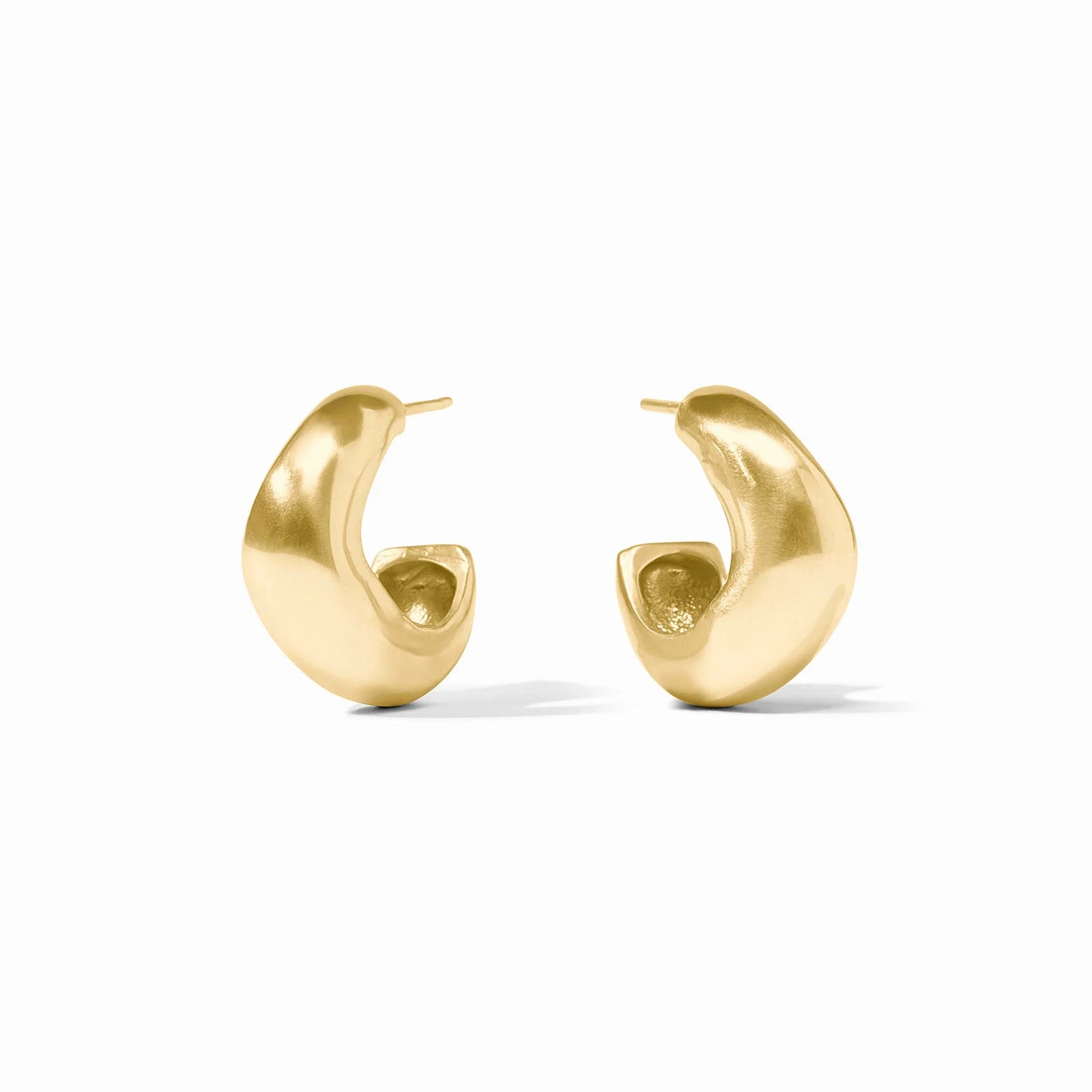 Wave Gold Hoop