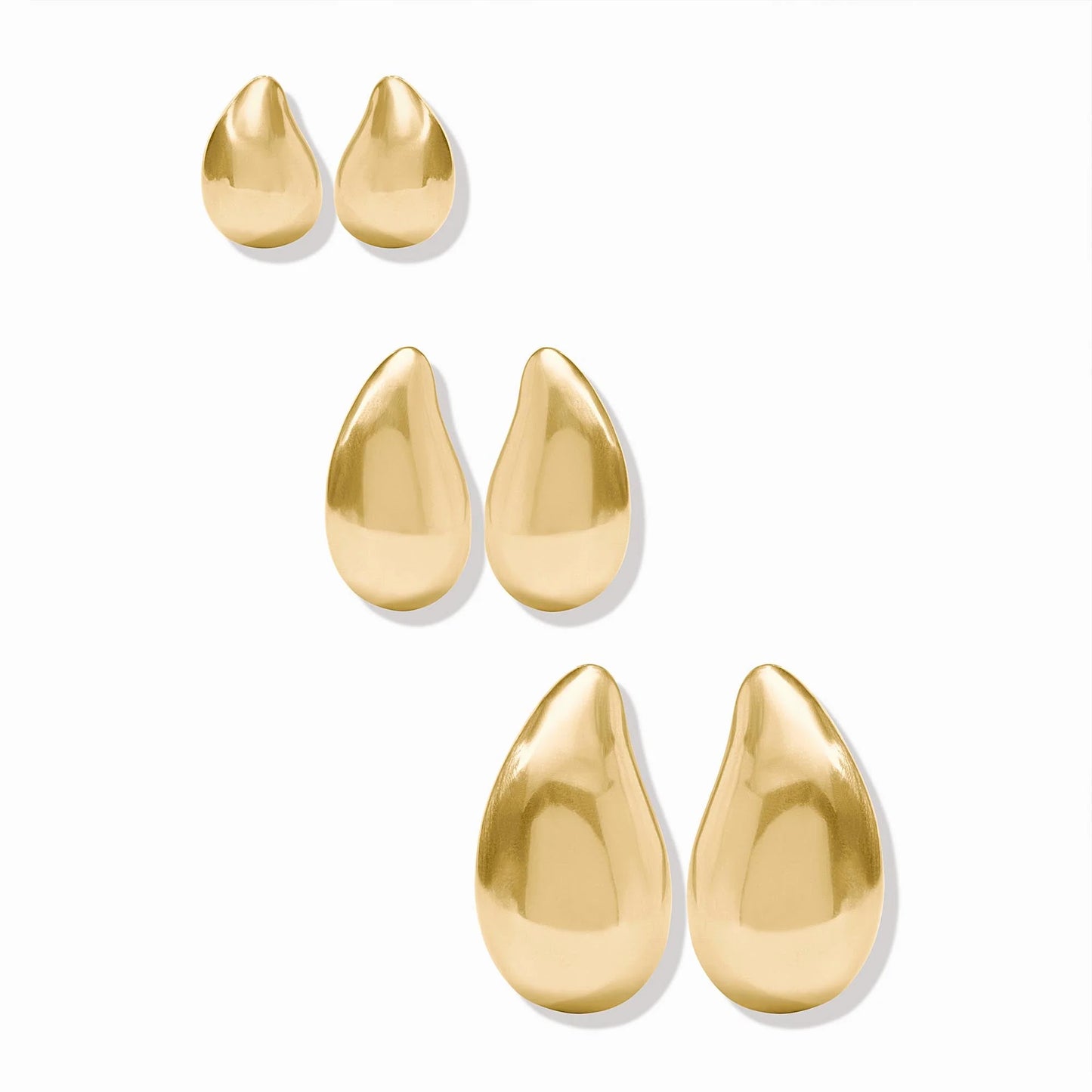 Wave Teardrop Earrings
