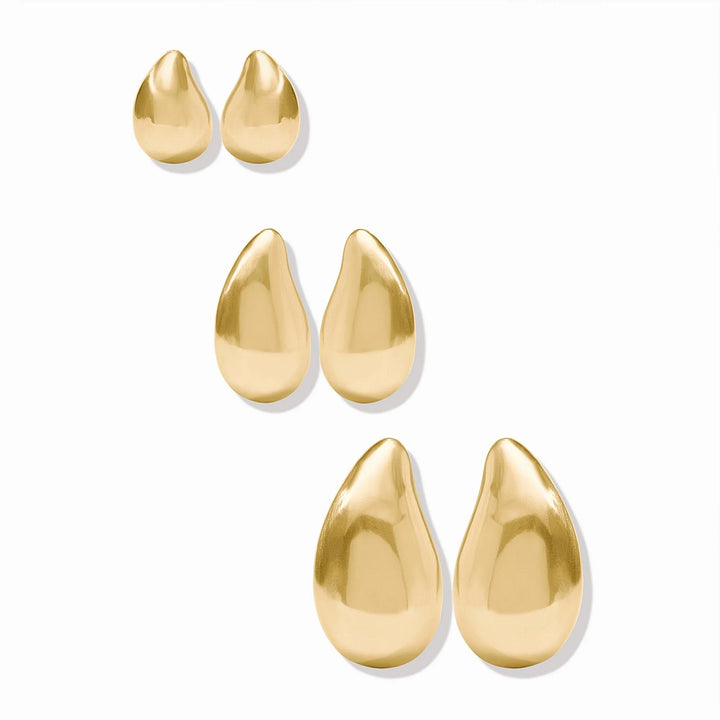 Wave Teardrop Earrings