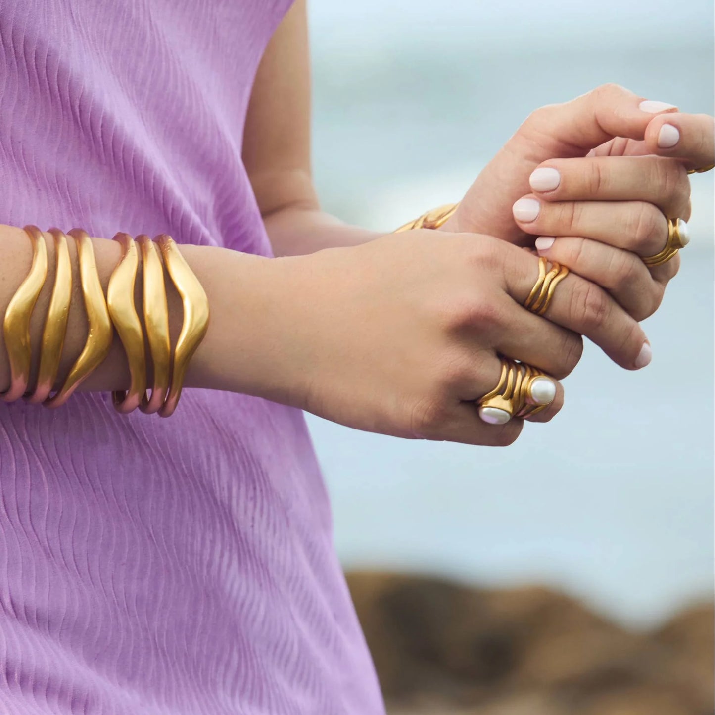 Wave Cuff Bracelet