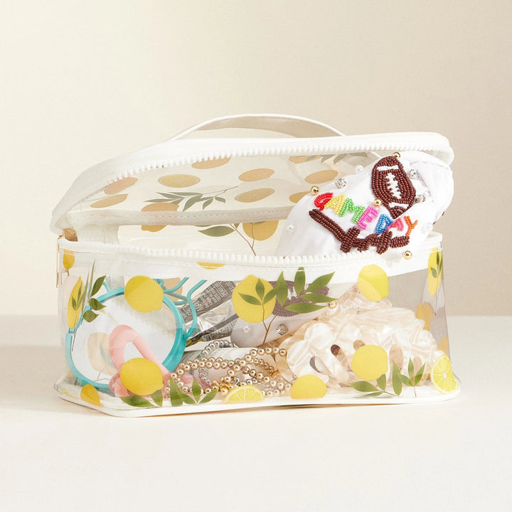 Fruity Clear Travel Handled Cosmetic