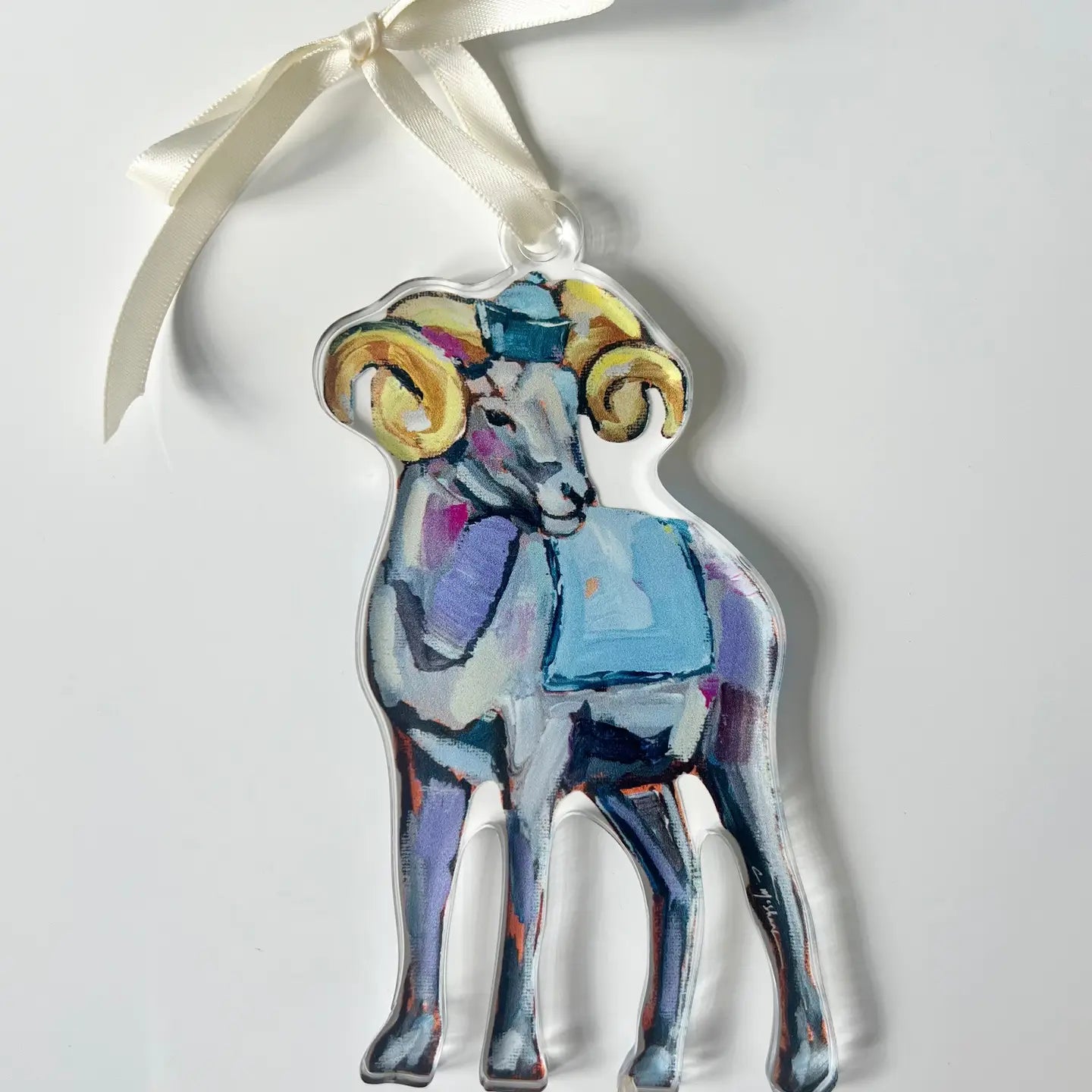Collegiate Acrylic Art Ornament