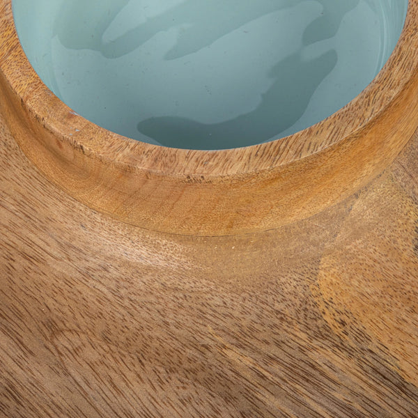 Mango Wood Lazy Susan Server