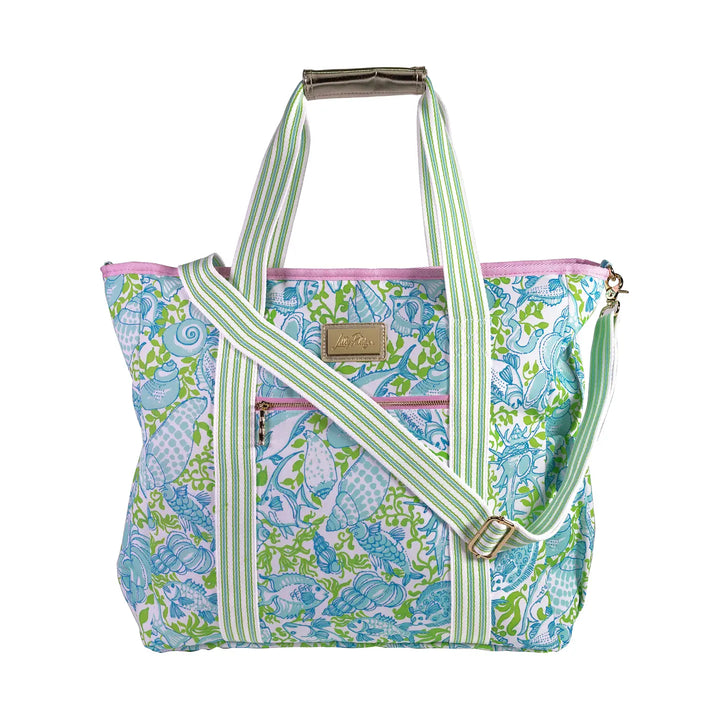 Beach Cooler Bag with Pouch