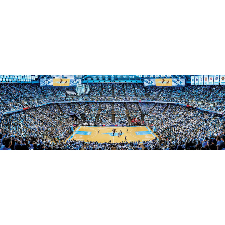 UNC Panoramic Basketball Court Puzzle