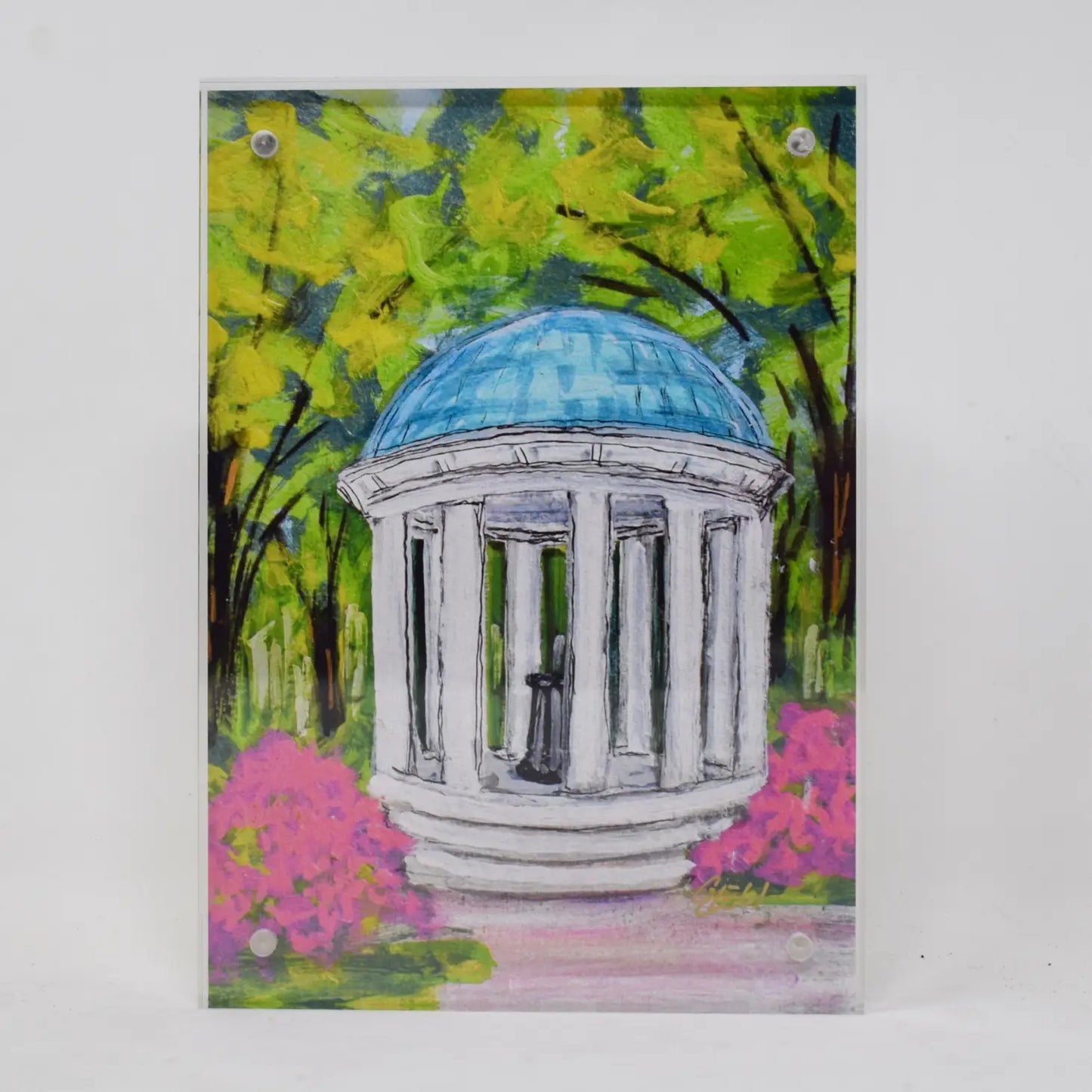5 x 7 Collegiate Print in Acrylic Frame