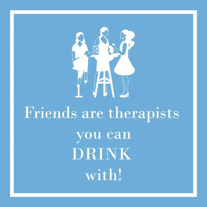 Therapists Are Friends Cocktail Napkin