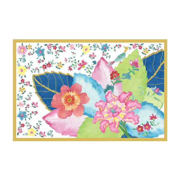 Rectangular Paper Placemats Set/24