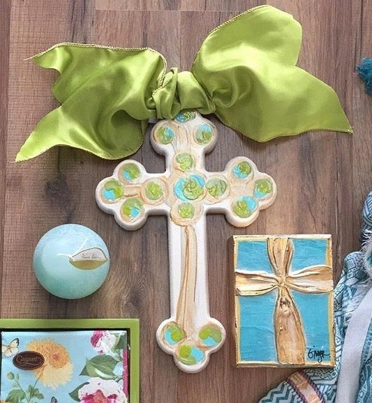 Have Mercy 24" Handpainted Cross