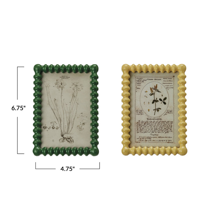 Wood Spindle Photo Frame 4" x 6"