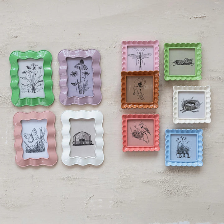 4" Square Resin Frame