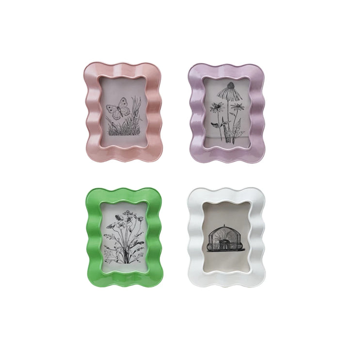 4" by 6" Wavy Resin Frame
