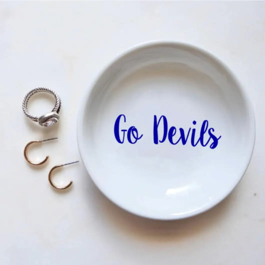 Round Collegiate Ring Dish