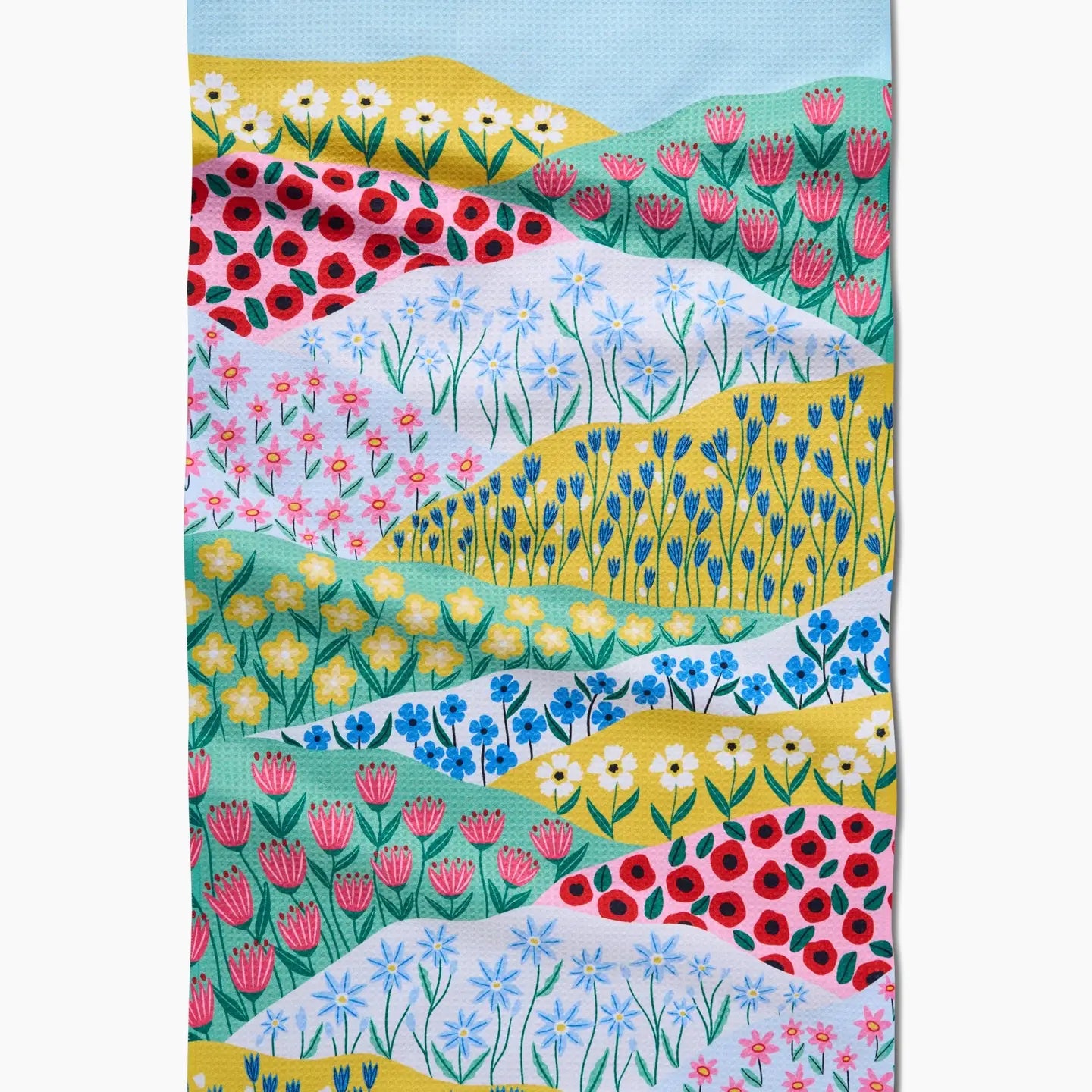 Botanical Pattern Geometry Kitchen Towel
