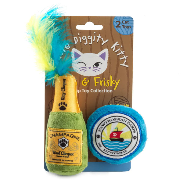 Kitty Clicquot Organic Catnip Toy Set