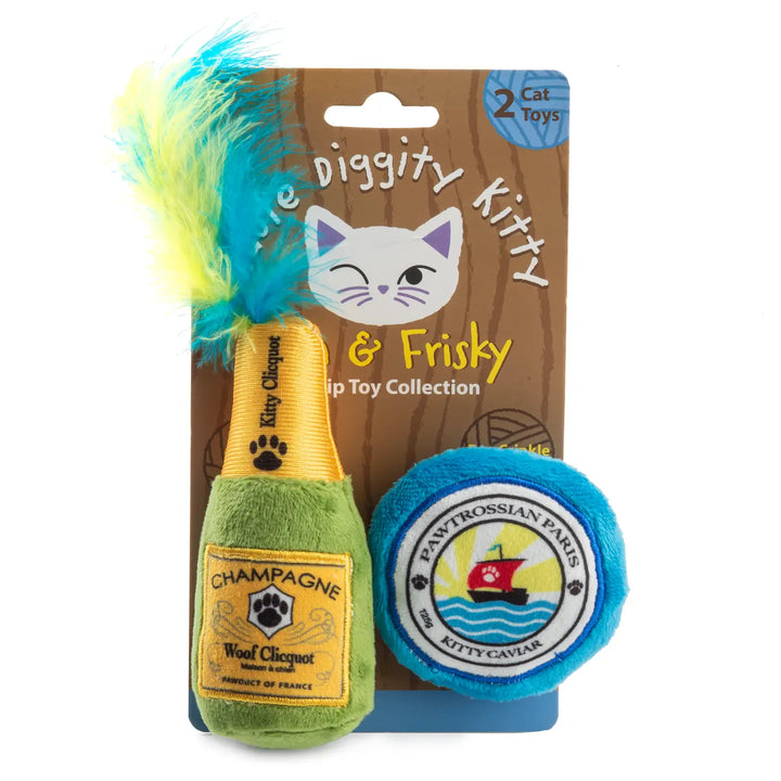 Kitty Clicquot Organic Catnip Toy Set