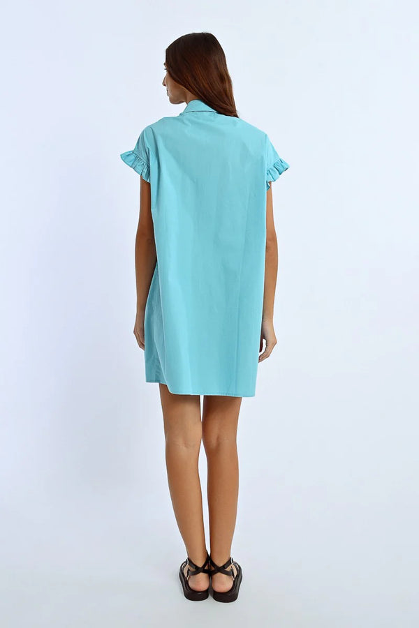 Sylvie Gathered Front Sleeveless Dress