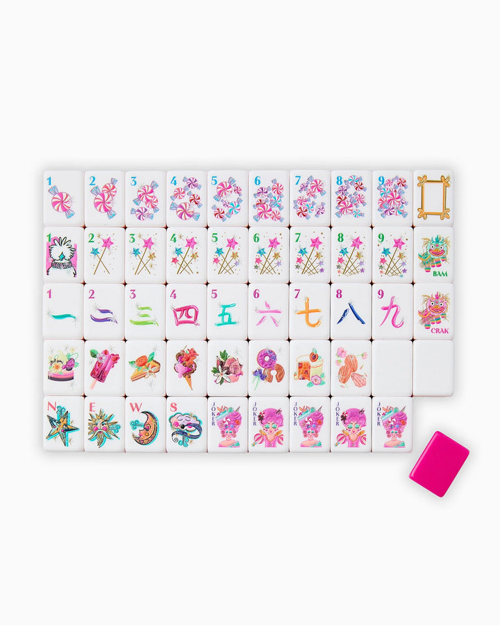 Glitterville Mahjong Tile Set