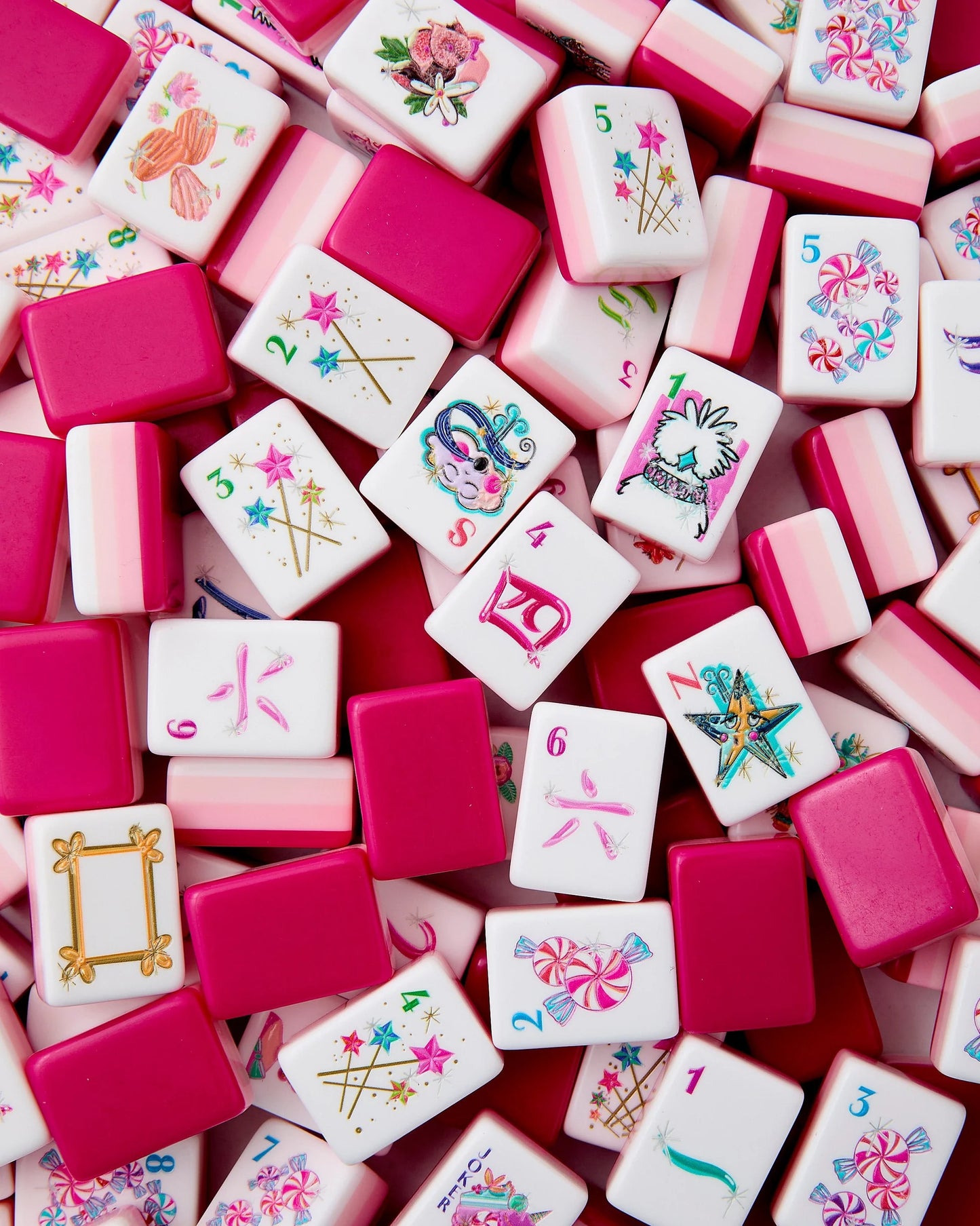 Glitterville Mahjong Tile Set