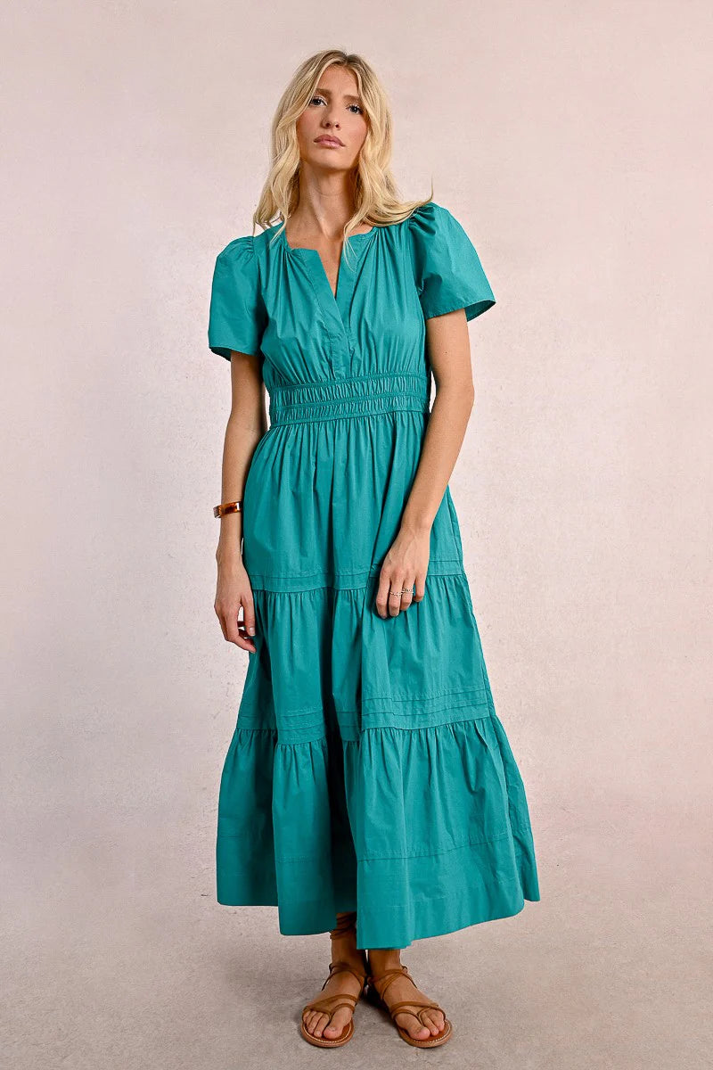 Amelia Emerald Green Maxi Dress