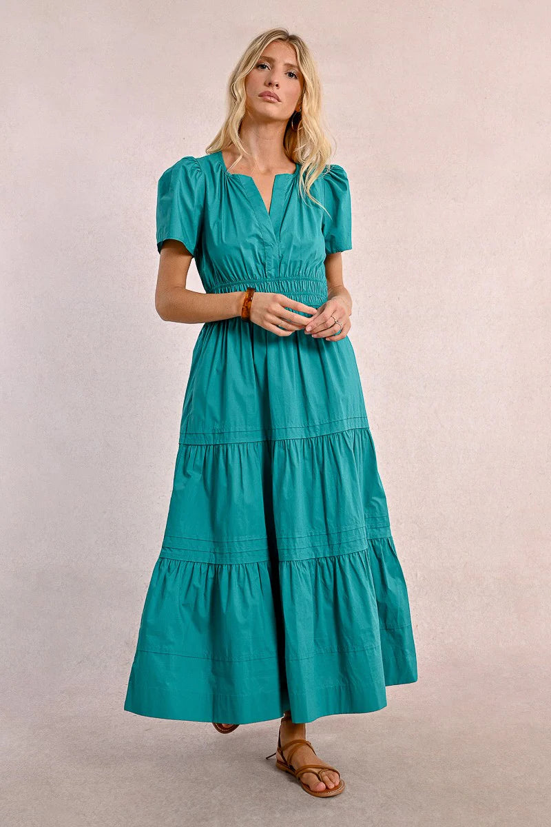 Amelia Emerald Green Maxi Dress
